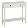 Console White Pine MDF Wood 90 x 30 x 81 cm