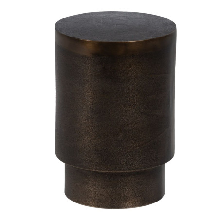 Small Side Table Bronze Aluminium 30 x 30 x 43 cm