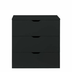 Chest of drawers Trelleborg Black 78 x 40  x 80 cm