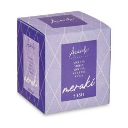 Scented Candle Violet (120 g) (12 Units)