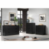 Chest of drawers Trelleborg Black 78 x 40  x 80 cm