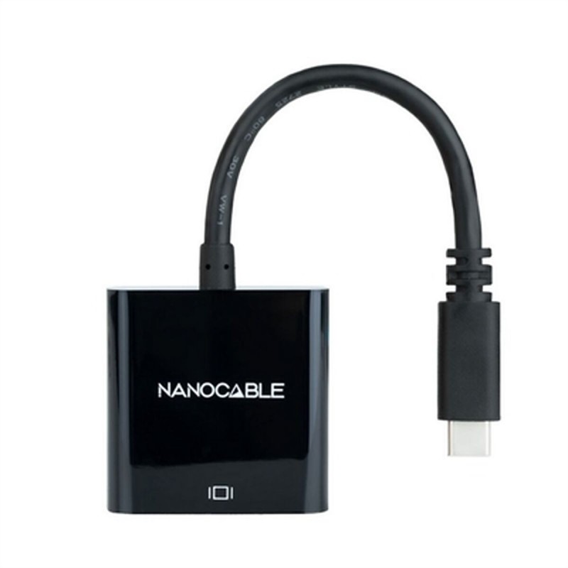 USB C to HDMI Adapter NANOCABLE 10.16.4102-BK Black 4K Ultra HD