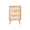 Chest of drawers Home ESPRIT Natural Metal Rubber wood 40 x 30 x 63 cm