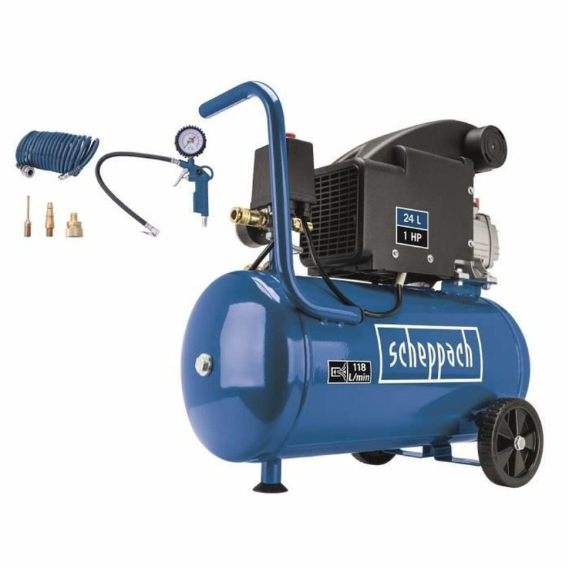 Air Compressor Scheppach HC24-8S Horizontal 750 W 8 bar 24 L