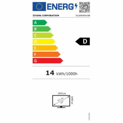 Monitor Iiyama XU2493HS-B5 24" 24" LED IPS Flicker free 75 Hz