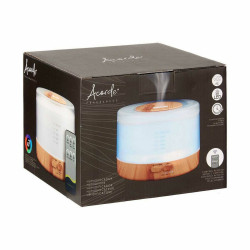 Aroma Diffuser Humidifier with Multicolour LED White Brown 500 ml (8 Units)