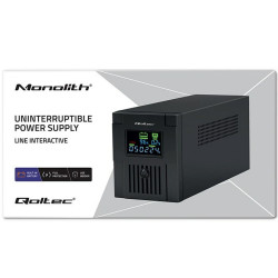 Uninterruptible Power Supply System Interactive UPS Qoltec 53771 1200 W