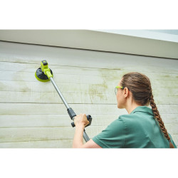 Cleaning brush Ryobi Green 18 V