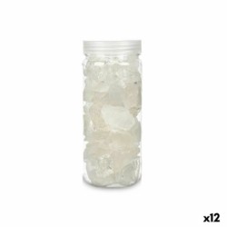 Decorative Stones 600 g Quartz White (12 Units)