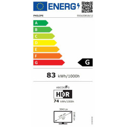 Television Philips 55OLED818AMB 55" OLED QLED