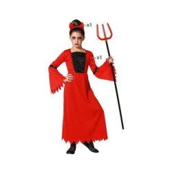 Costume for Children Th3 Party 5254 Red Male Demon (2 Pieces)