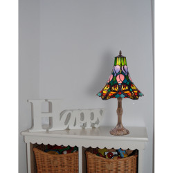 Desk lamp Viro Butterfly Multicolour Zinc 60 W 25 x 21 x 25 cm