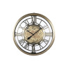 Wall Clock Home ESPRIT Golden Crystal Iron 80 x 10 x 86 cm