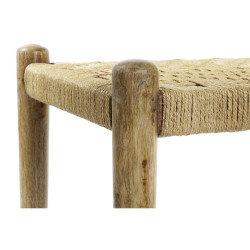 Bench DKD Home Decor 145 x 55 x 49 cm Natural Brown Rope Mango wood