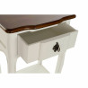 Side table DKD Home Decor White Brown Multicolour 48 x 34 x 67,5 cm