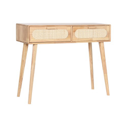 Console Home ESPRIT Metal Rubber wood 100 x 30 x 78 cm