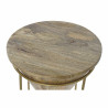 Side table DKD Home Decor Metal Mango wood (40 x 40 x 45 cm)