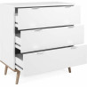 Chest of drawers Scandinavian White 79,8 x 40 x 86,5 cm