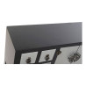 Console DKD Home Decor Black Multicolour Silver Fir MDF Wood 95 x 24 x 79 cm