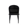 Armchair Circular Black Steel 51 x 83,5 x 54 cm (2 Units)