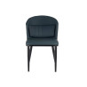 Armchair Circular Blue Black Steel 51 x 83,5 x 54 cm (2 Units)