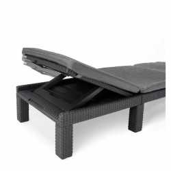 Sun-lounger Allibert by KETER Daytona De Luxe 187 x 58 x 29 cm Grey