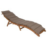 Sun-lounger Home ESPRIT Brown Beige 191 x 54 x 61 cm