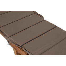 Sun-lounger Home ESPRIT Brown Beige 191 x 54 x 61 cm