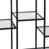 Shelves Black Crystal Iron 110 x 26 x 74 cm