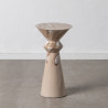 Side table Beige Iron 34 x 34 x 64,5 cm