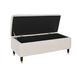 Bench Home ESPRIT Beige MDF Wood 110 x 45 x 44 cm