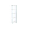 Shelves DKD Home Decor White Transparent Crystal MDF Wood 40 x 30 x 180 cm (1)