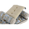 Garden sofa DKD Home Decor Blue Beige 90 x 55 x 18 cm