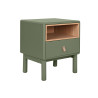 Nightstand Home ESPRIT Green MDF Wood 48 x 40 x 55 cm