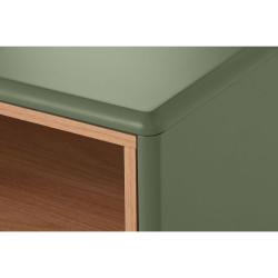 Nightstand Home ESPRIT Green MDF Wood 48 x 40 x 55 cm