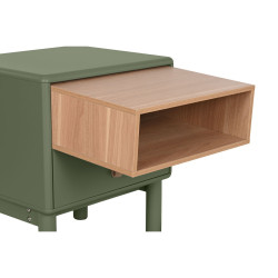 Nightstand Home ESPRIT Green MDF Wood 48 x 40 x 55 cm