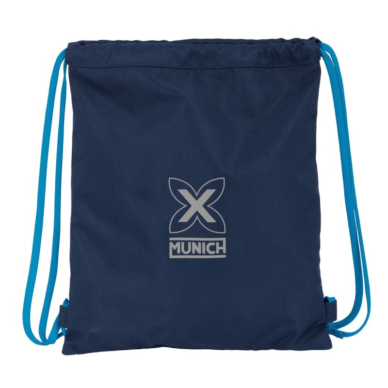 Backpack with Strings Munich Nautic Navy Blue 35 x 40 x 1 cm