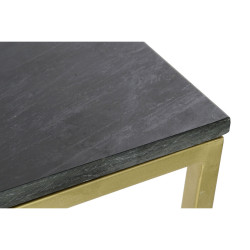 Console DKD Home Decor 100 x 40 x 77 cm Black Golden Marble Iron