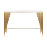 Console Home ESPRIT Black Golden 120 x 40 x 80 cm