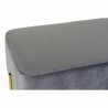 Bench DKD Home Decor Grey Multicolour Golden Metal 91 x 46,5 x 42 cm