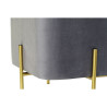 Bench DKD Home Decor Grey Multicolour Golden Metal 91 x 46,5 x 42 cm