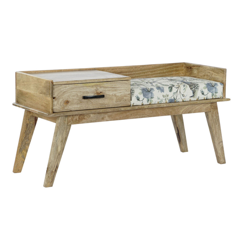 Bench Home ESPRIT Multicolour Natural Mango wood 114 x 41 x 53 cm