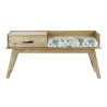 Bench Home ESPRIT Multicolour Natural Mango wood 114 x 41 x 53 cm