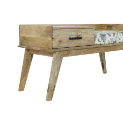 Bench Home ESPRIT Multicolour Natural Mango wood 114 x 41 x 53 cm