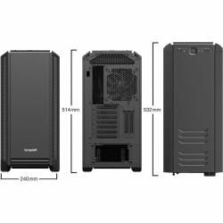 ATX Semi-tower Box Be Quiet! BG026 Black