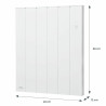 Radiator CONCORDE Arkadi Plus White 1000 W