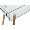 Console DKD Home Decor Transparent Crystal Beech 122 x 40 x 73 cm