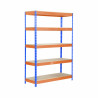 Shelves Simon Rack Bricoforte 1206-5 5 Shelves 1500 kg 200 x 120 x 60 cm