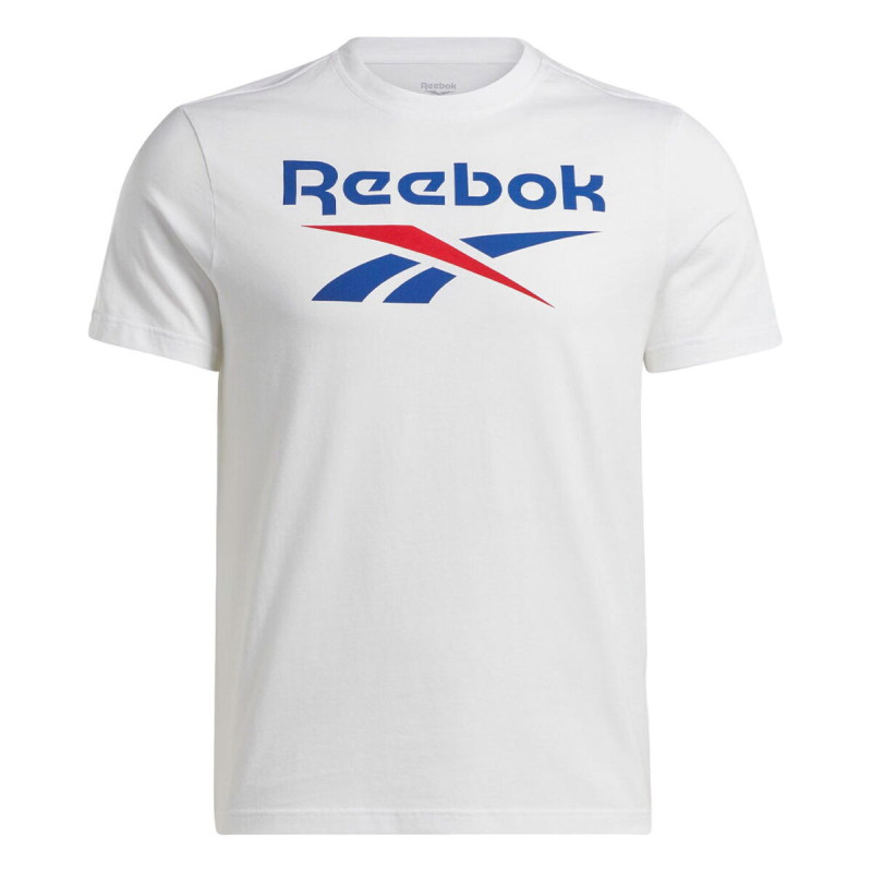 Men’s Short Sleeve T-Shirt  IDENTITY SMAL  Reebok 100071175  White