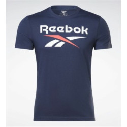 Men’s Short Sleeve T-Shirt  IDENTITY SMAL  Reebok 100071176 Navy Blue